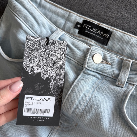 FIT JEANS - Straight Leg XS in VINTAGE BLUE ✨ - Picture 7 of 12
